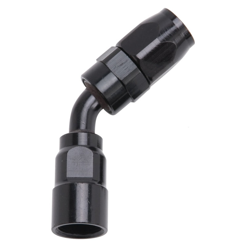 Russell 610105 Performance -8 AN Black 45 Degree Full Flow Hose End