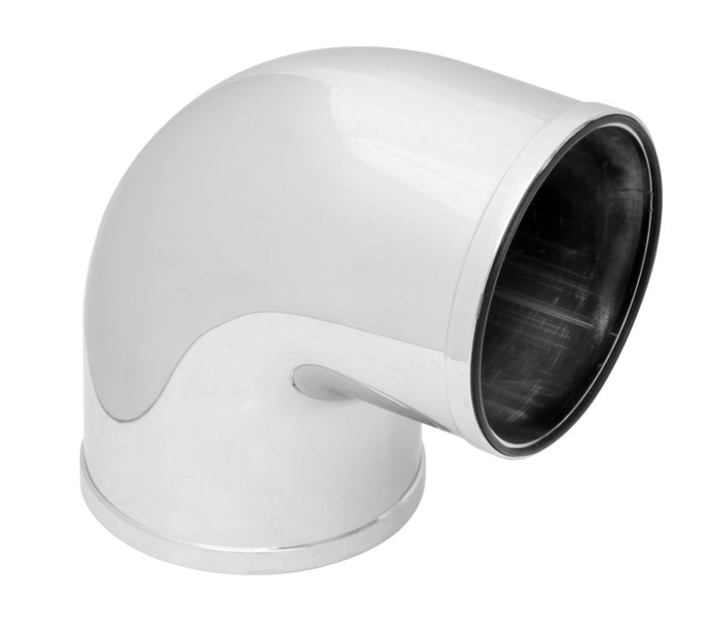 Spectre 86981 Universal Intake Elbow Tube (ABS) 3in. OD / 90 Degree - Chrome