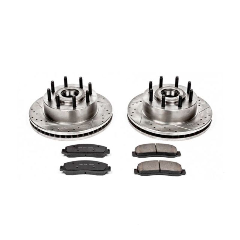 Power Stop K5585 07-10 fits Ford F-350 Super Duty Front Z23 Evolution Brake Kit