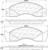 Stoptech 308.0411 Street Brake Pads