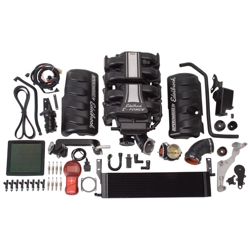 Edelbrock 1580 Supercharger Stage 1 - Street Kit 2005-2009 fits Ford Mustang 4 6L 3V w/ Tuner