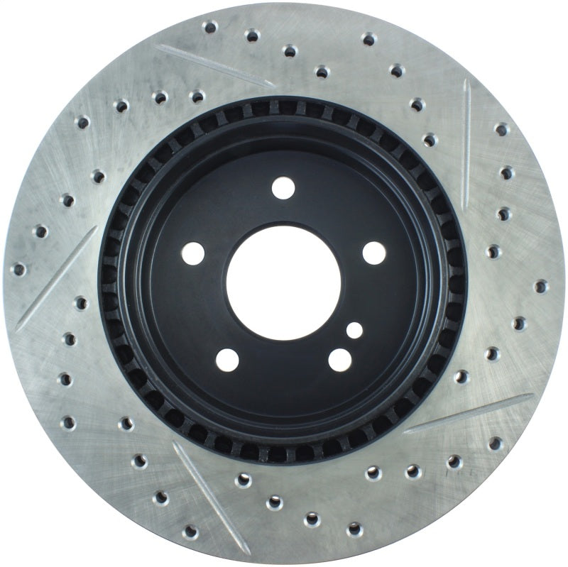 Stoptech 127.34097R Slotted & Drilled Sport Brake Rotor