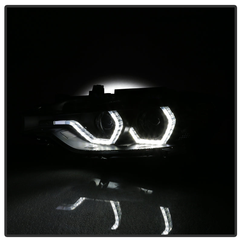 Spyder 5086754 fits BMW 12-14 F30 3 Series 4DR Projector Headlights - Black PRO