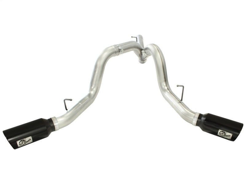 AFE 49-44043-B rce XP Exhaust 4inch DP-Back All SS 2011-14 fits GM Diesel Truck