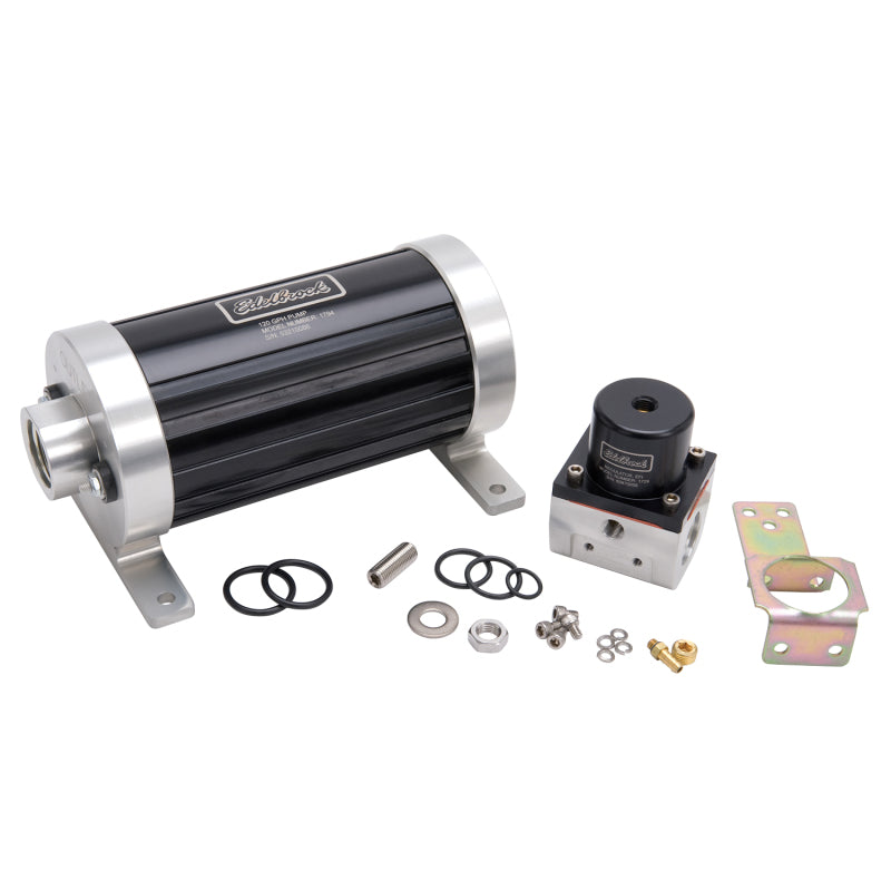 Edelbrock 17943 Fuel Pump Kit 1794 Pump And 1729 Regulator for EFI Supports Up to 1500Hp