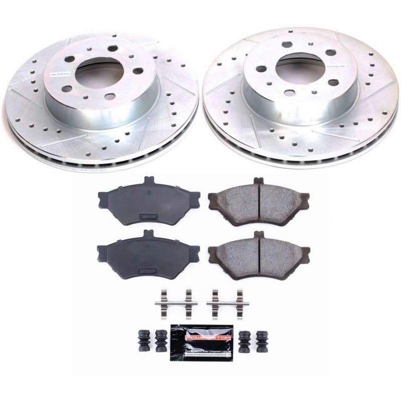 PowerStop fits Ford 95-97 Crown Victoria Front Z23 Evolution Sport Brake Kit