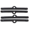 Edelbrock 44263 Vc Hold Down Tab Kit fits SBC 5In Long Steel Black Set of 4