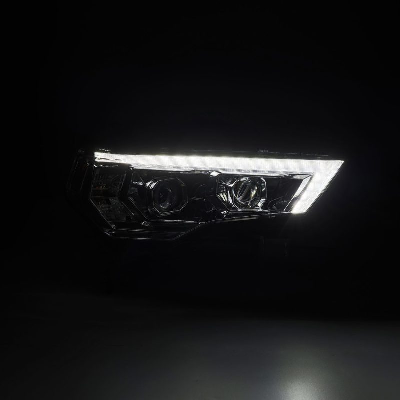 AlphaRex 880812 fits Toyota 14-22 4Runner LUXX-Series LED Proj Headlights Chrom