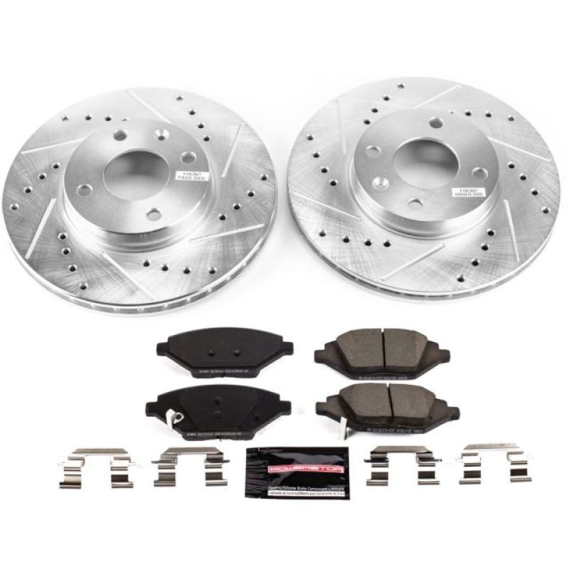 PowerStop K7844 fits Chevrolet 16-19 Spark Front Z23 Evolution Sport Brake Kit