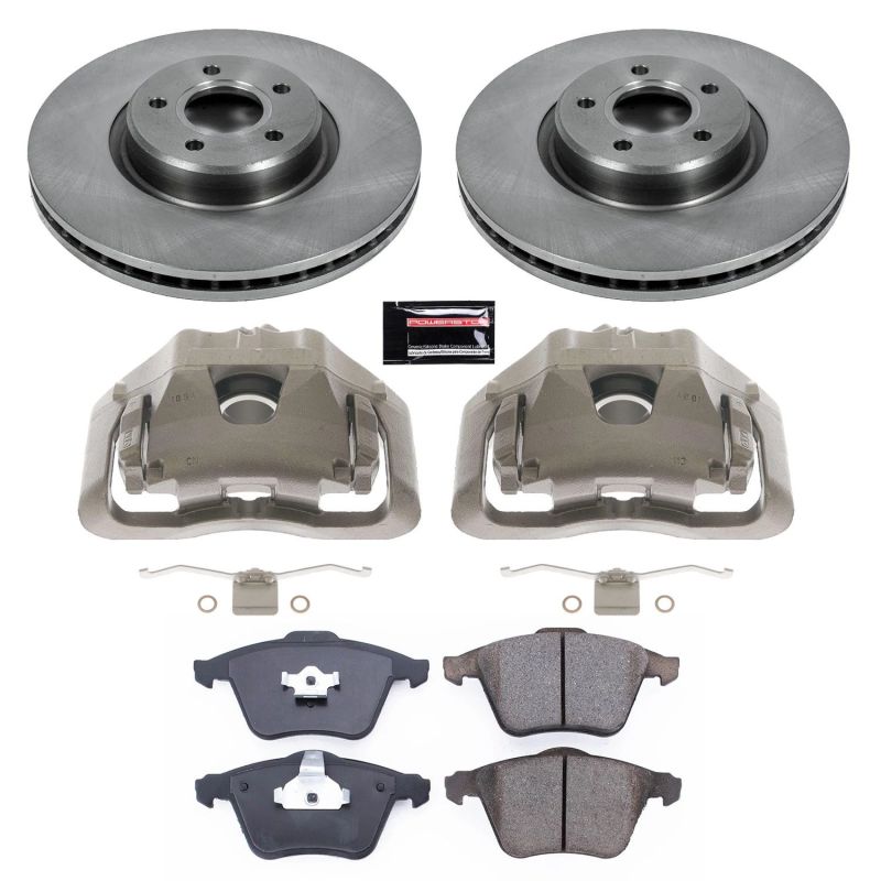 Power Stop KCOE5430 05-11 fits Volvo V50 Front Autospecialty Kit w/Cals