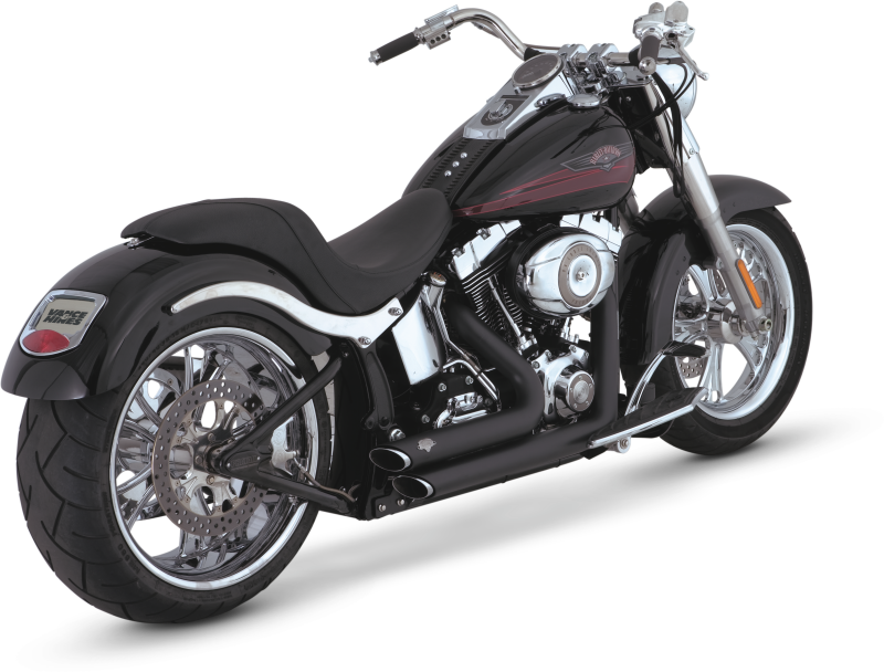 Vance & Hines 86-09 Harley-Davidson Softail Shortshots Staggered Exhaust