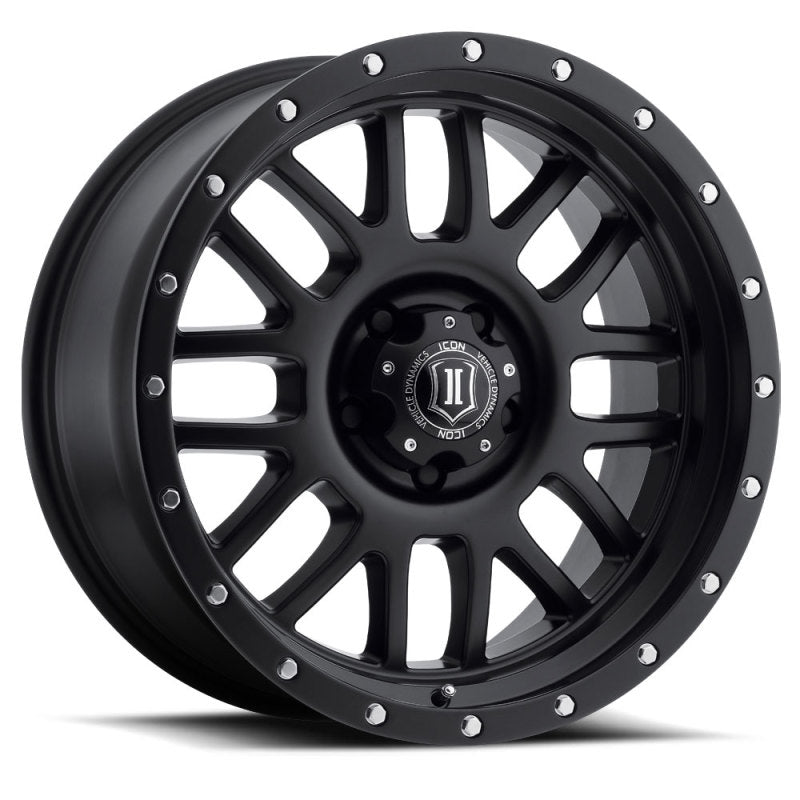 ICON 1220906356SB Alpha 20x9 6x135 16mm Offset 5.625in BS Satin Black Wheel