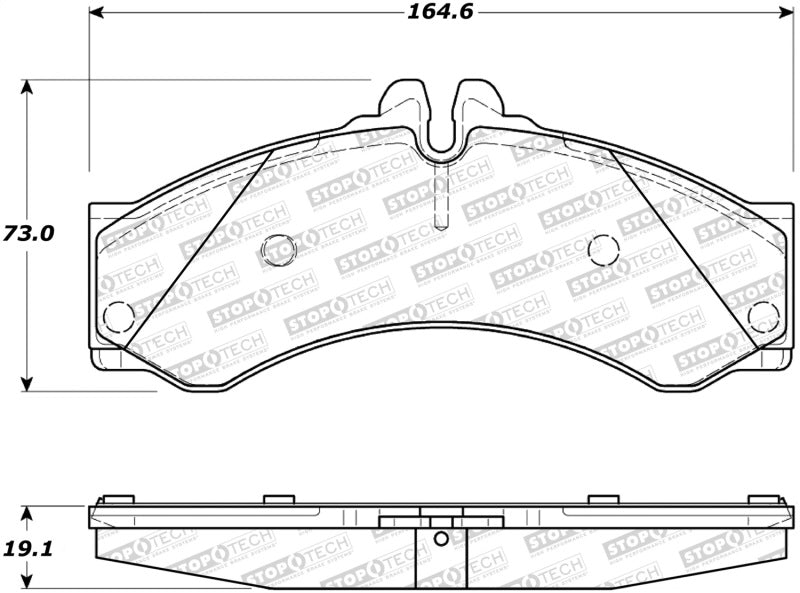 Stoptech 308.0949 Street Brake Pads