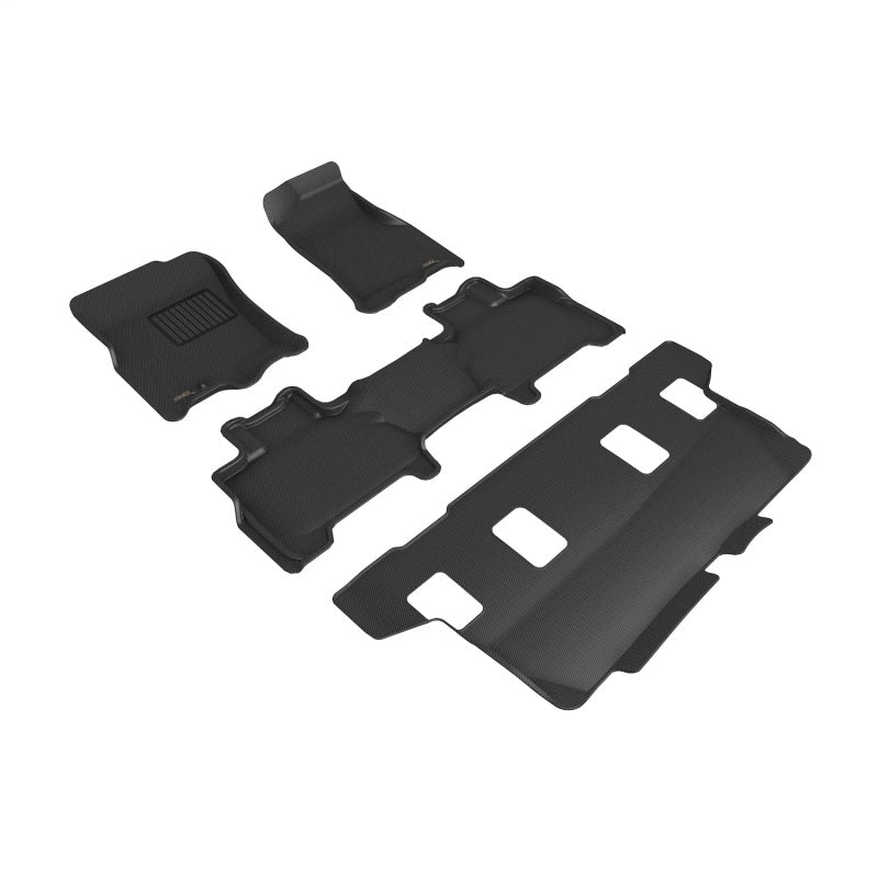 3D MAXpider 2005-2010 fits Jeep Grand Cherokee Kagu 1st Row Floormat - Black