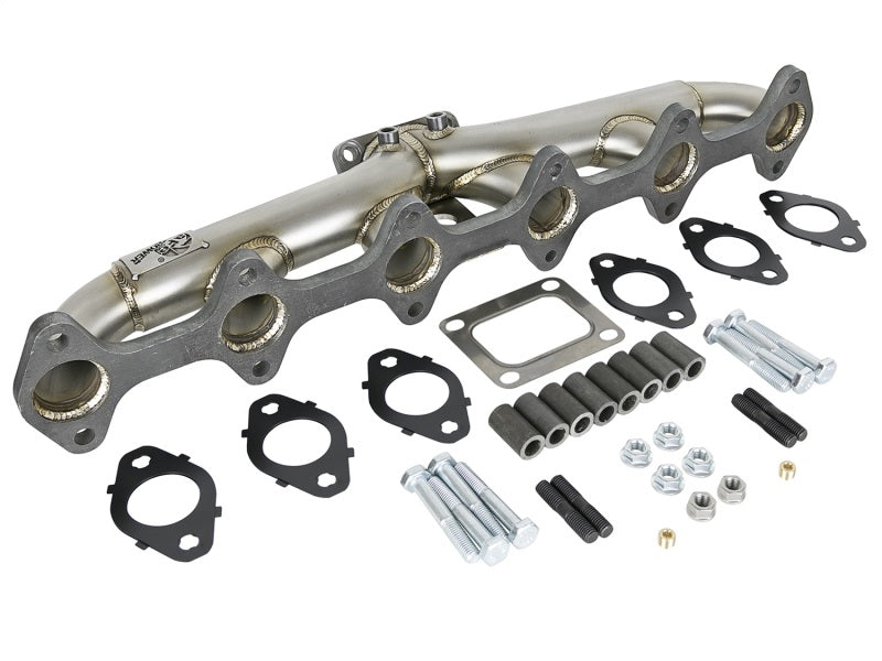 AFE 48-32019 d Steel Header Turbo Manifold (T4) 98.5-02 fits Dodge Diesel Truck