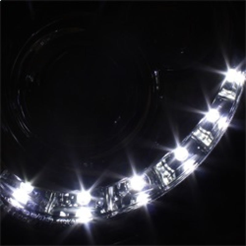 SPYDER 5038029 fits Mercedes Benz CLK Projector Halogen Model LED Halo DRL