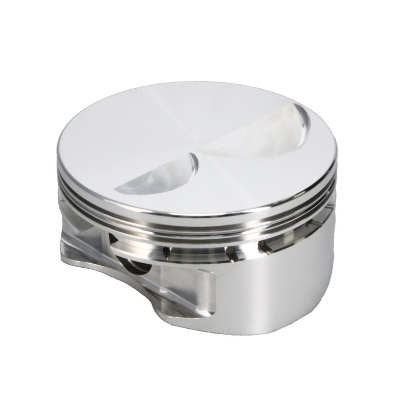 Manley 590660-8 fits Chevy Small Block Platinum Series Flat Top Piston Set - 1.