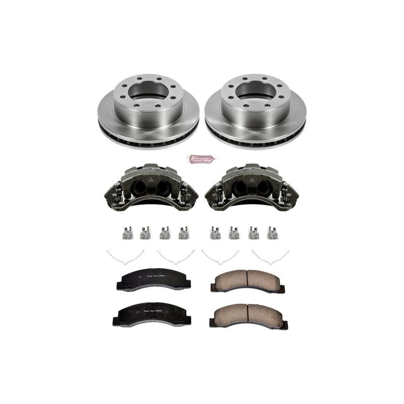 Power Stop KCOE1905 99 fits Ford F-350 Super Duty Front Autospecialty Kit w/Cals