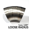 Ticon 141-07620-1303 Industries 3in Welded Pie Cuts 1.6D Loose Radius 45 Deg Bend 1mm/.039in- 5pk