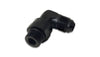 Vibrant 16967 Male Flare to Male -8 ORB Swivel 90 Degree Adapter - Anodized Bla