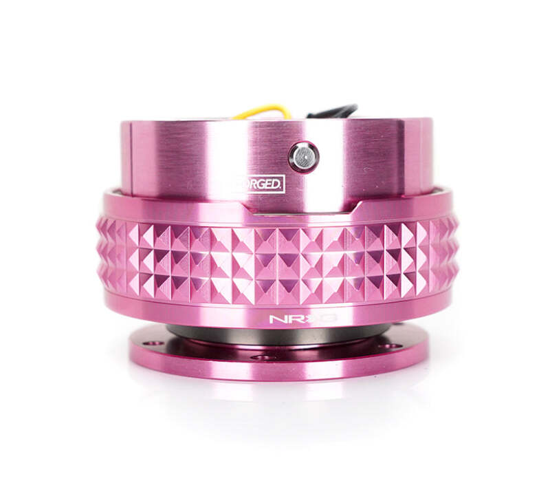 NRG SRK-210PK-PK SRK-210PK-PK Quick Release Kit - Pyramid Edition - Pink Body /