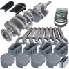 Eagle 15122080 fits Ford 429/460 SCJ 4.140in Crank 6.700in H-Beam -28cc Inv Dome 4.440in Pistons Rotating Assembly