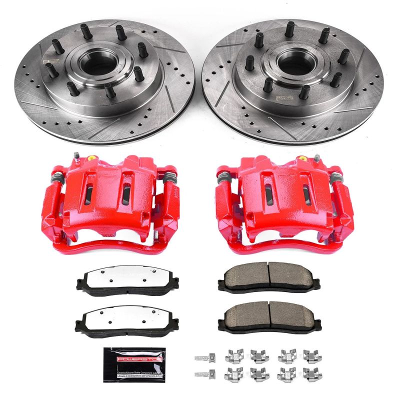 Power Stop KC6550 36 fits Ford F-250 Super Duty Front Z36 Truck & Tow Kit w/Cals