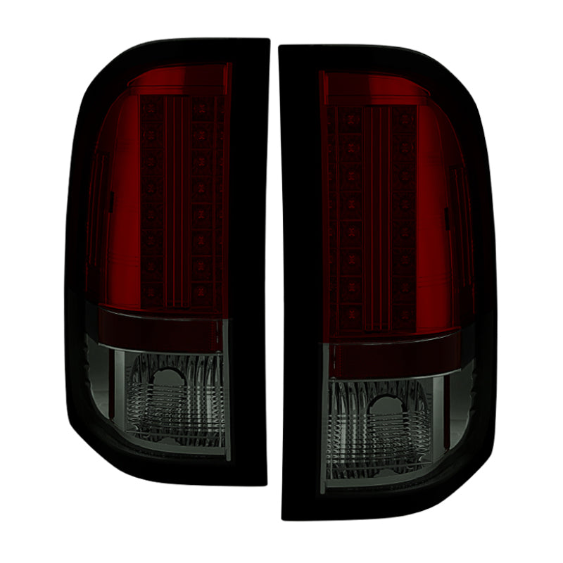 Spyder 5001801 fits Chevy 07-13 Silverado LED Tail Lights Red Smoke ALT-YD-CS07