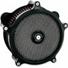 Performance 0206-2151-B Machine Air Cleaner Slim - Black Ano