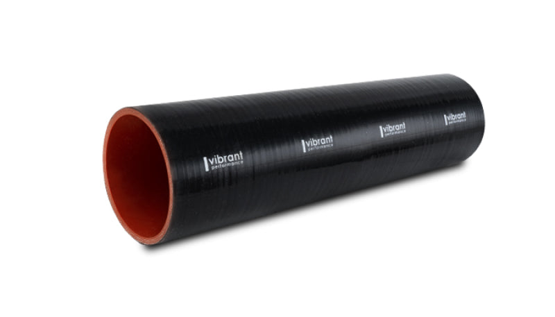 Vibrant 27108 Straight Hose Coupler 4.25in ID x 12in Long - Black