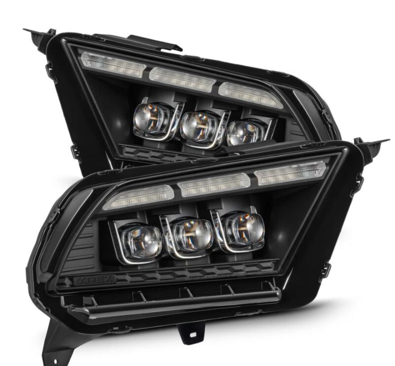 AlphaRex 880489 10-12 fits Ford Mustang NOVA-Series LED Projector Headlights