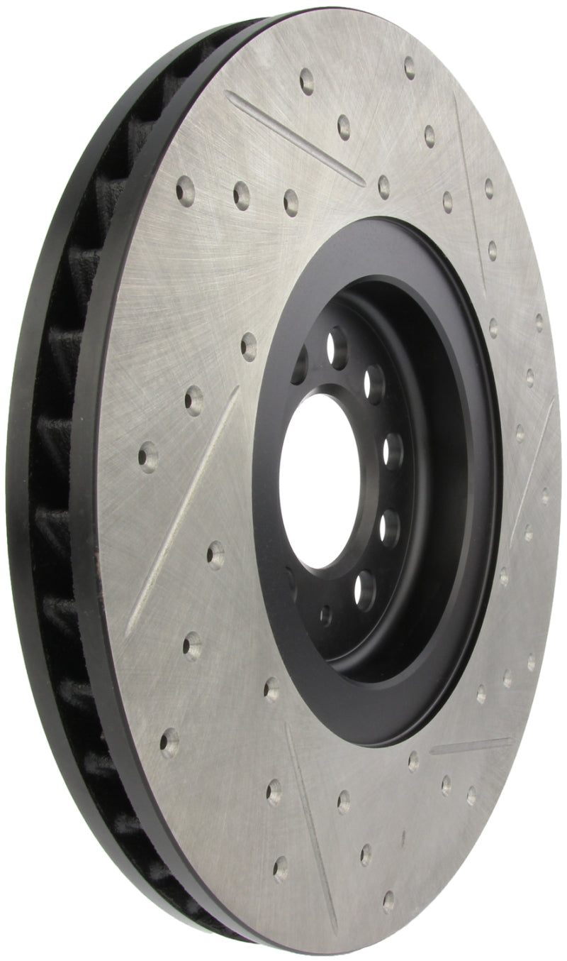 Stoptech 127.33093R Slotted & Drilled Sport Brake Rotor
