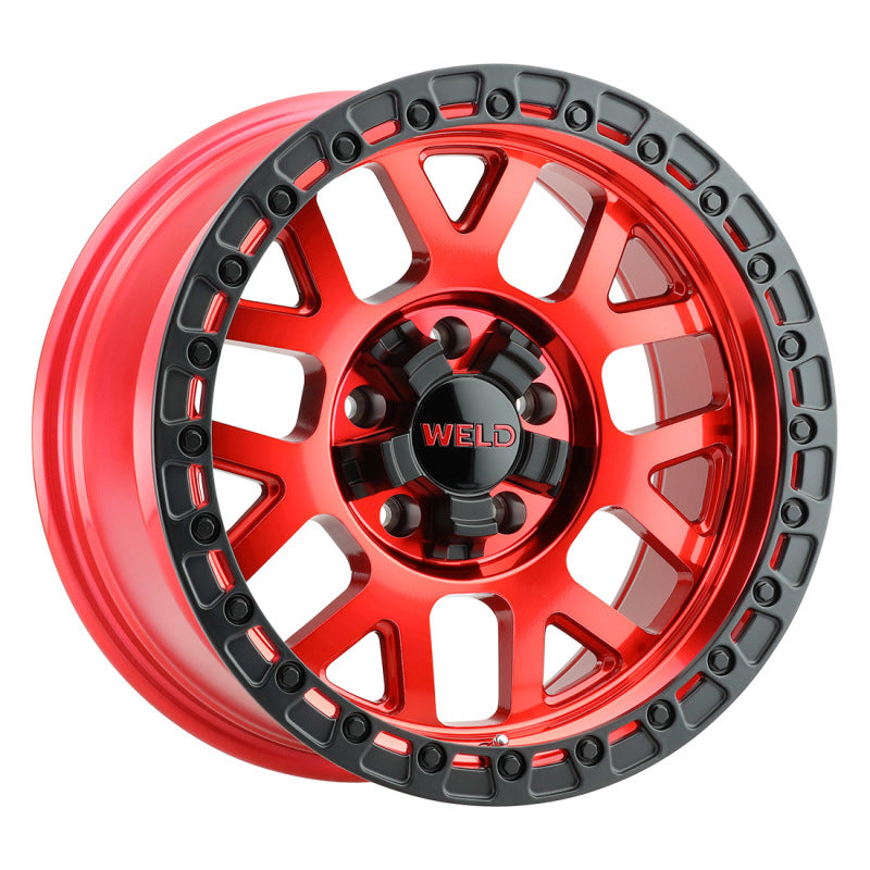 Weld W13379026450 Off-Road W133 17X9 Cinch 5X114.3 5X127 ET-12 BS4.50 Candy Red