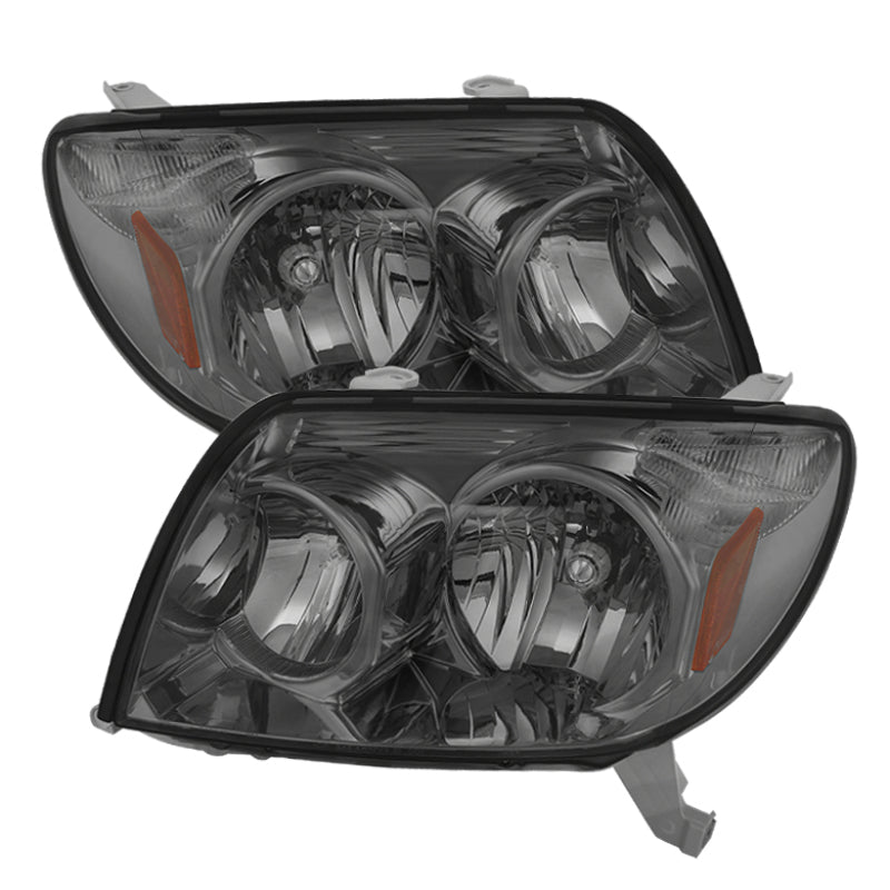 9023569 Xtune fits Toyota 03-05 4Runner Crystal Headlights Smoke HD-JH-T4R03-A