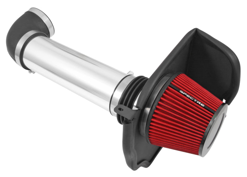 Spectre 9036 11-17 fits Dodge Challenger/Charger 5.7L V8 Air Intake Kit - Polished w/Red Filter