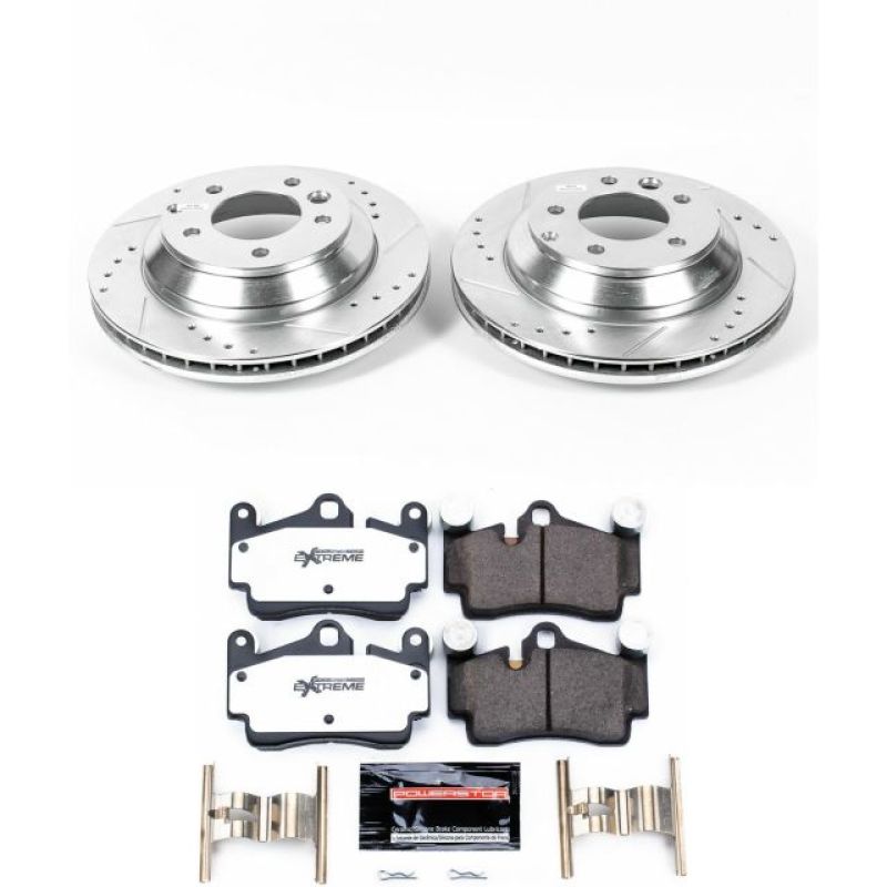 PowerStop K5312-26 07-15 fits Audi Q7 Rear Z26 Street Warrior Brake Kit