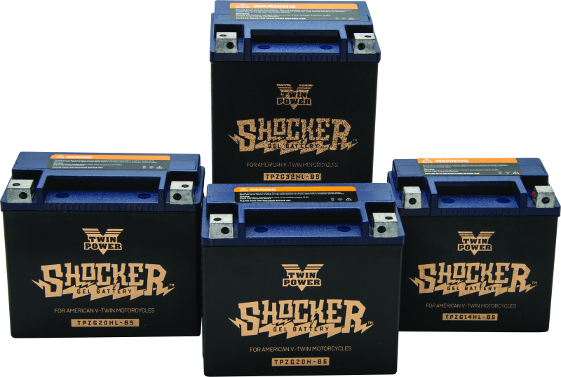 Twin Power 781232 YTX-14L Shocker Gel Battery Replaces H-D 65958-04 220 CCA