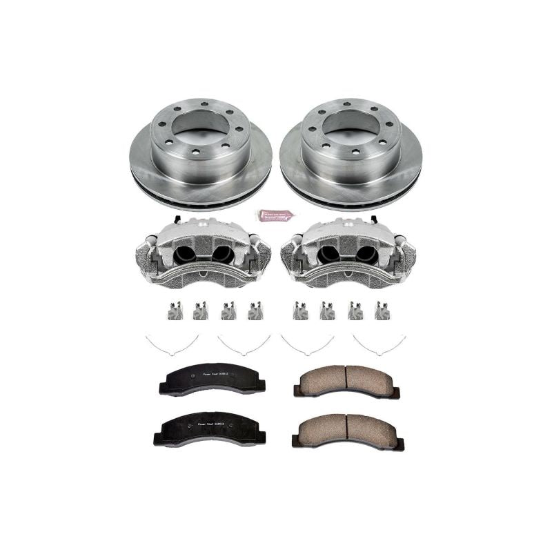 Power Stop KCOE1889 99 fits Ford F-350 Super Duty Rear Autospecialty Kit w/Cals