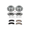 Power Stop KCOE1889 99 fits Ford F-350 Super Duty Rear Autospecialty Kit w/Cals