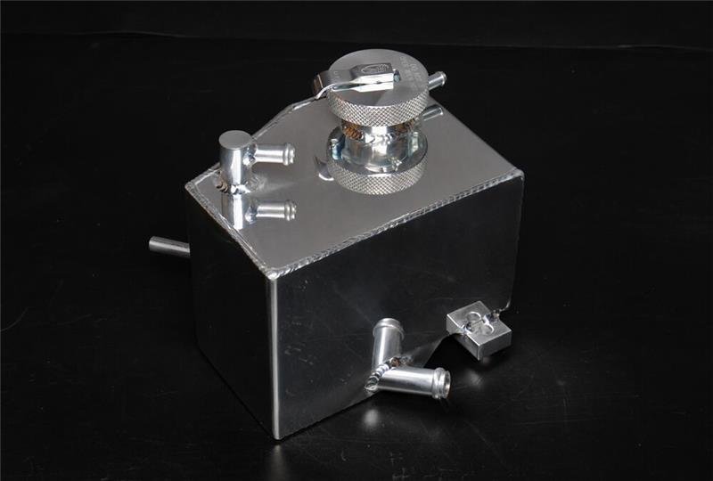 Weapon R 826-139-101 12 Fiat 500 1.4L 4cyl Polished Alum Coolant Tank (w/ Pressure Cap)
