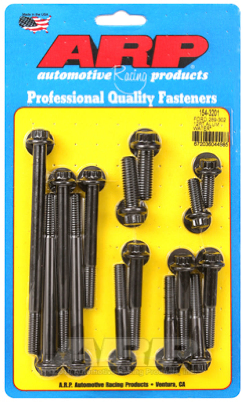 ARP 154-3201 fits Ford 289-302 12pt Aluminum Water Pump and Front Cover Bolt Ki