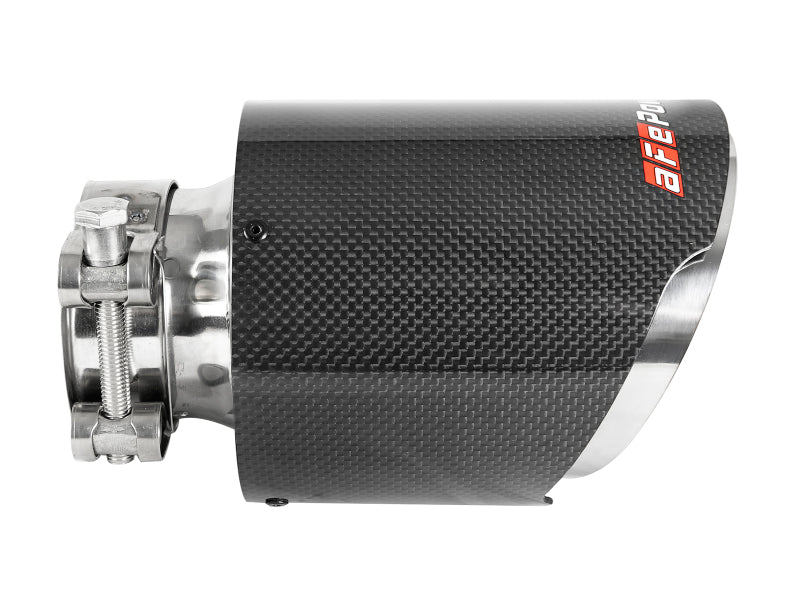 AFE 49T25454-C07 orce-Xp 304 SS Clamp-On Exhaust Tip 2.5in. Inlet / 4.5in. Outl