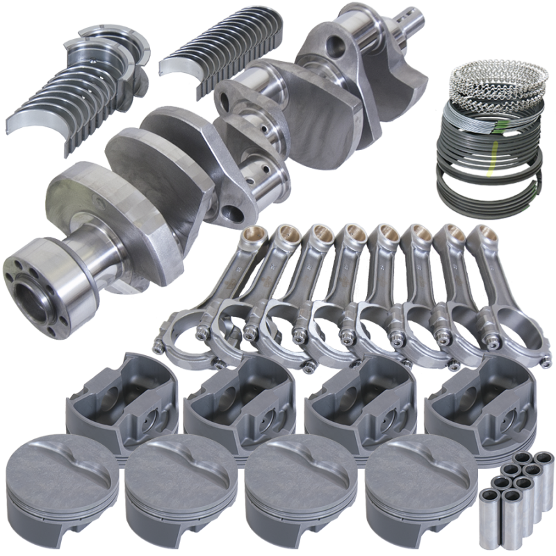 Eagle 13057L060 fits Chevy LT1350 1Pc 3.750in Crank 6.000in I-Beam Rods -5cc 4.060in Pistons Rotating Assembly