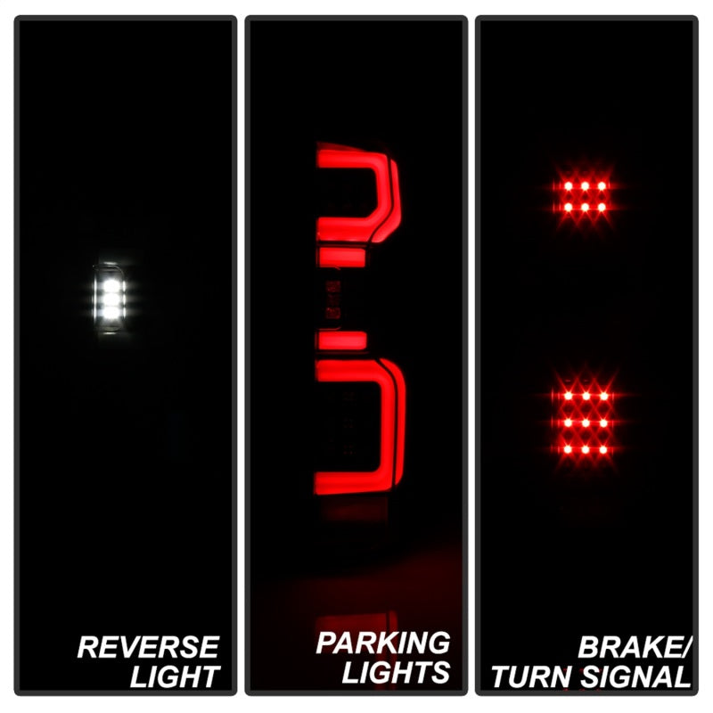 Spyder 5087256 fits Chevy 19-20 Silverado LED Tail Light Black ALT-YD-CS19HAL-B
