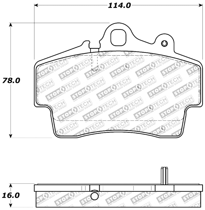 Stoptech 309.0737 Performance Brake Pads