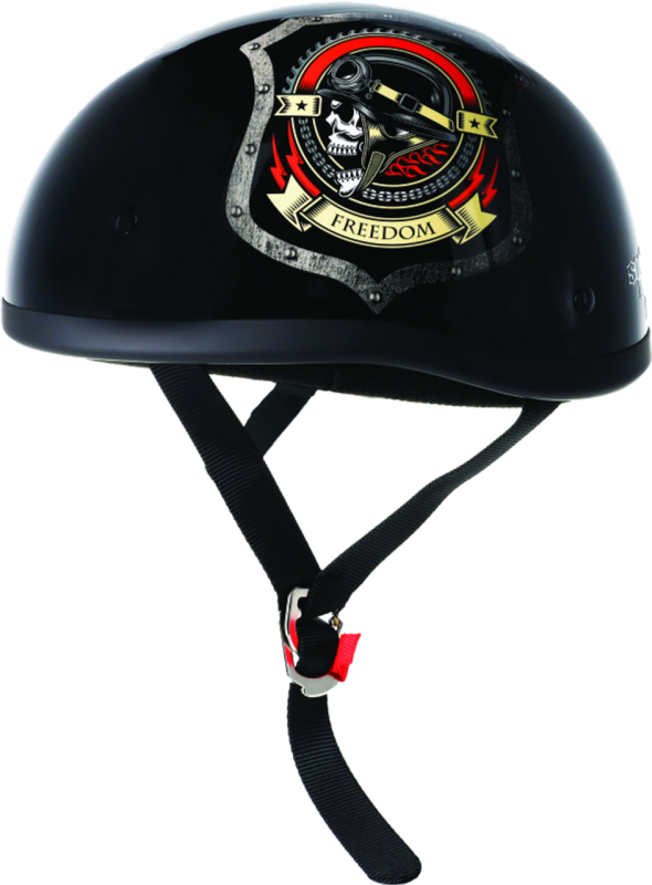 Bikers Choice 649508 Skid Lids Freedom Original Helmet - Medium