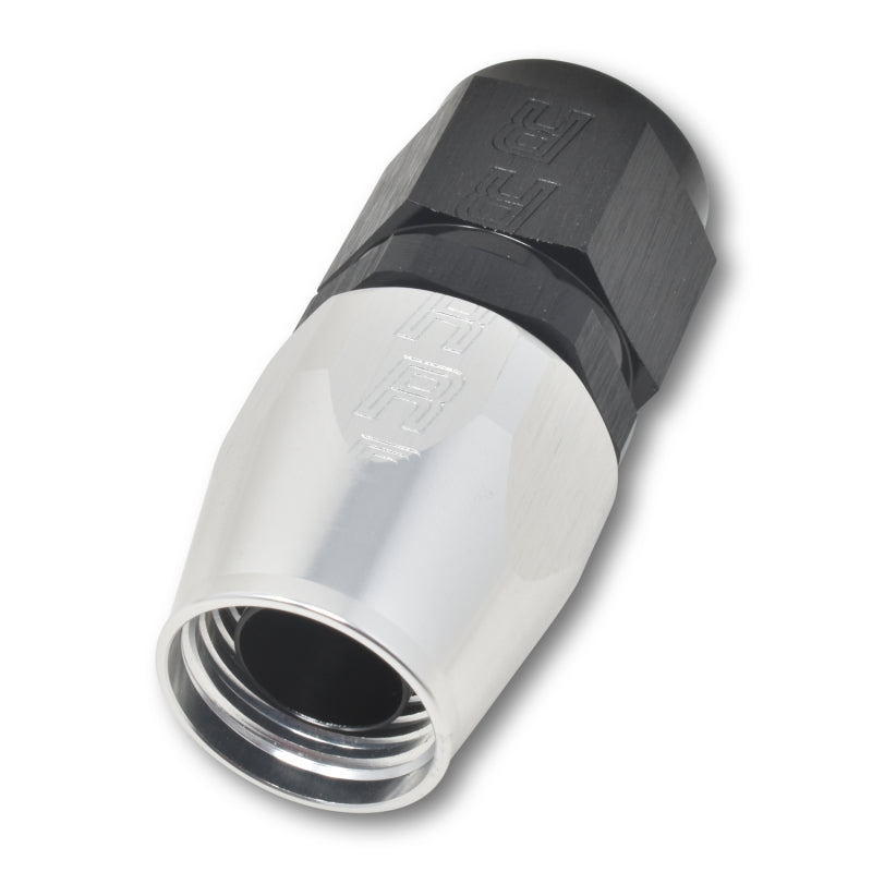 Russell 610063 Performance -16 AN Silver/Black Straight Full Flow Hose End