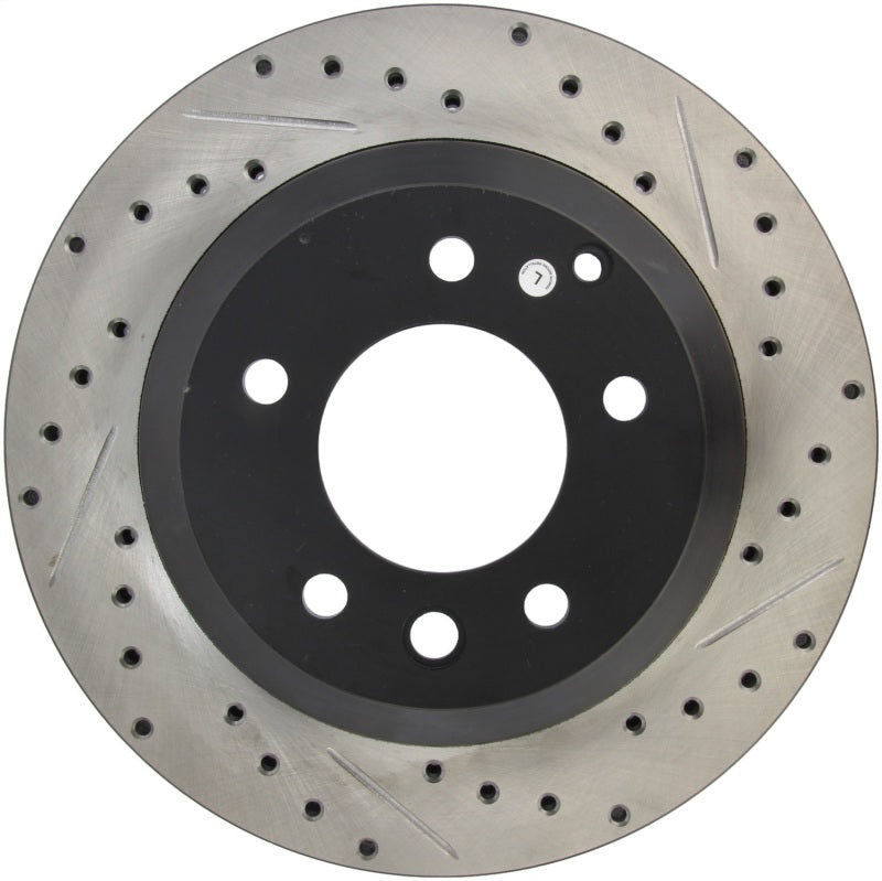 Stoptech 127.33078L Slotted & Drilled Sport Brake Rotor