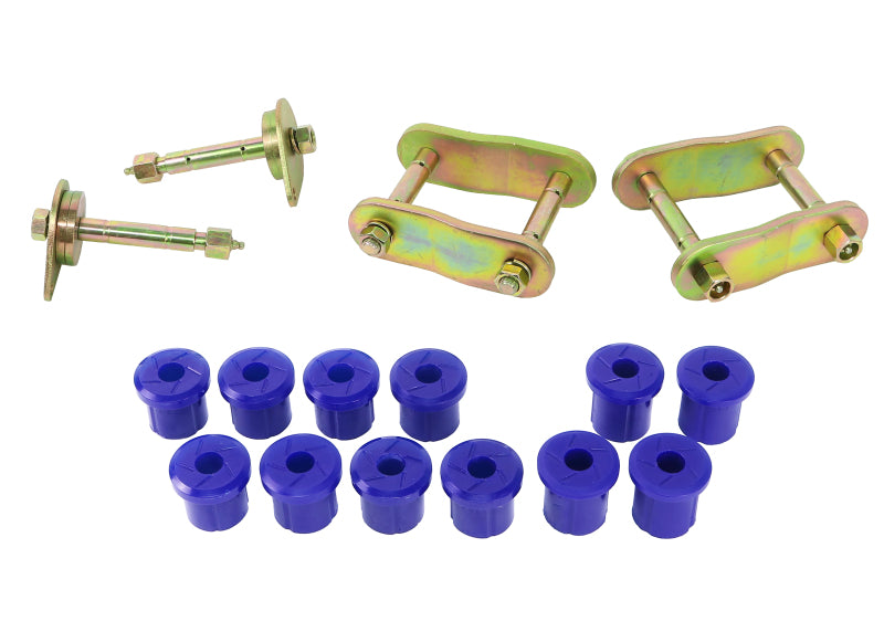 SuperPro KIT193SK 07+ fits Toyota Land Cruiser Greaseable Leaf Spring and Shackl