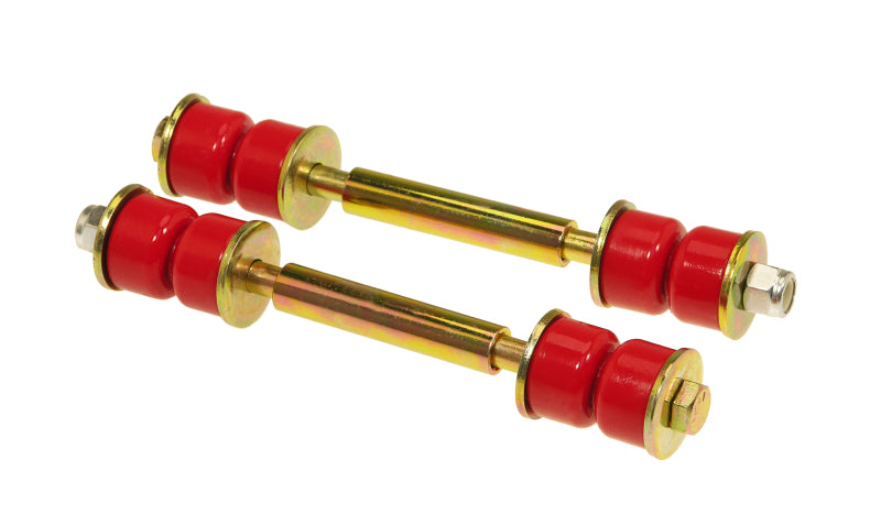 Prothane 19-409 Universal End Link Set - 4 1/2in Mounting Length - Red